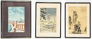 3 Japanese Woodblock Prints