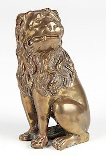 Figural Bronze Lion