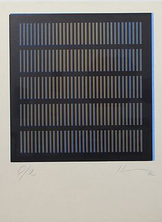 Alejandro Otero (Venezuela, 1921-1990) Untitled (Black Serigraph)/Sin Titulo (Serigrafia Negra)