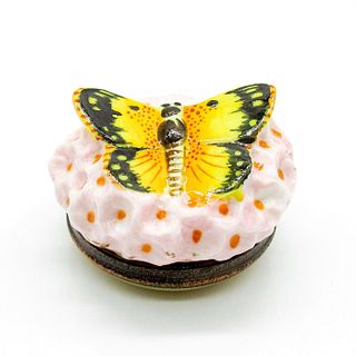 Halcyon Days Trinket Box, Clouded Yellow Butterfly
