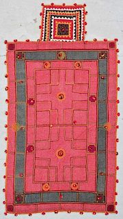 Old Sind Province Embroidered Textile