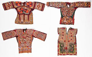 4 Old Indian Blouses/Choli
