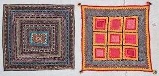 2 Old Embroidered/Quilted Textiles, India/Pakistan