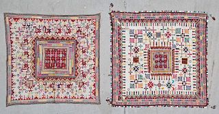 2 Old Finely Embroidered Textiles, India/Pakistan