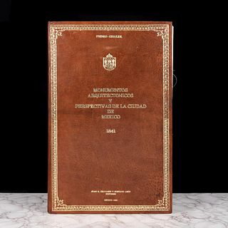 Gualdi, Pedro.Monumentos Arquitectónicos y Perspectivas de la Ciudad de México, 1841.Méx: 1966. Con 17 láminas en seda.
