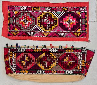2 Old Central Asian Embroidered Textiles