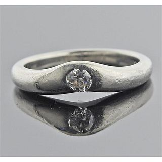 Tiffany &amp; Co Peretti Platinum Diamond Ring