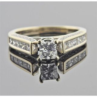 Tolkowsky 14k Gold Diamond Engagement Ring