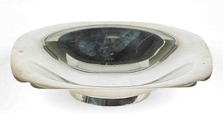 TIFFANY & CO. MID-CENTURY STERLING SILVER FOOTED BOWL,