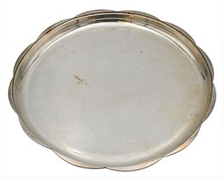 Jean Puiforcat Mexican Sterling Silver Round Tray