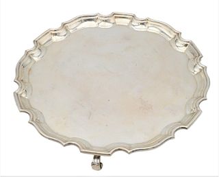 Tiffany & Company English Sterling Silver Footed Salver