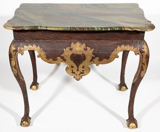 DUTCH ROCOCO-STYLE CONSOLE SERVING TABLE,