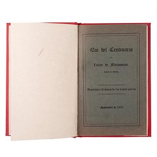 Eco del Centenario en Izúcar de Matamoros, Estado de Puebla. México: Imp. Hull, 1910.
