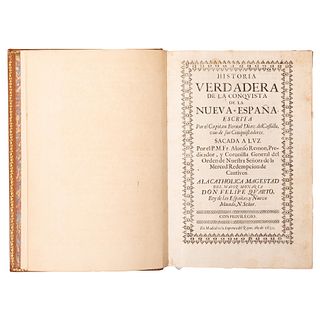 Díaz del Castillo, Bernal. Historia Verdadera de la Conquista de la Nueva España. Madrid: En la Imprenta del Reyno, 1632. Segunda edici