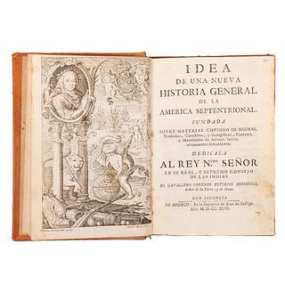 Boturini Benaduci, Lorenzo. Idea de Una Nueva Historia General de la América Septentrional. Madrid: Imp. de Juan de Zúñiga, 1746.