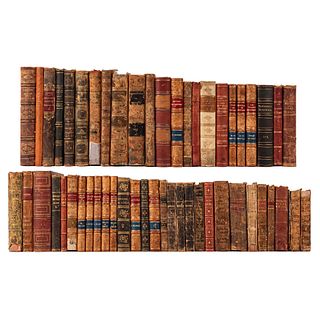 Lote de Libros Antiguos.  Literatura - Historia - Derecho - Religión - Biografías - Medicina. Idiomas: Español - Frances... Piezas: 50.