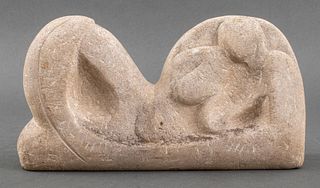 De Creeft Manner Stone Reclining Venus Sculpture