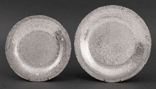 Egyptian .900 Silver Plates, 2