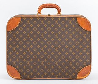 Louis Vuitton Soft-Sided Leather Suitcase