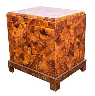 Karl Springer KYOTO Tessellated Box / Side Table