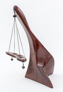 Michael Genereux Modern Ifit Wood Sculpture