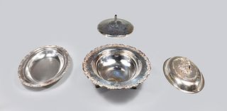 Group of Two Silver Plate Serving Dishes