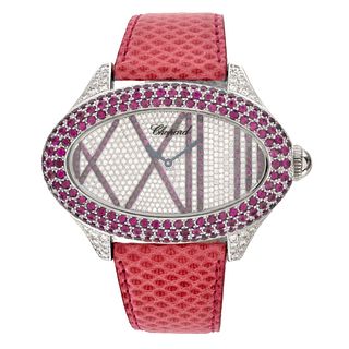 Chopard Diamond, Ruby, 18K Watch