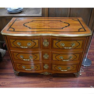 Neoclassical Style Inlaid Chest of Drawers