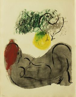 Marc Chagall - Nu a Loiseau