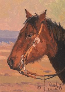 Bill Owen (1942 - 2013) Horse Head Study, 2010