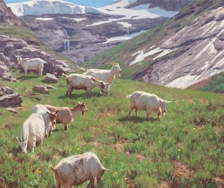 Tucker Smith (b. 1940) Goats of Norway, 2004