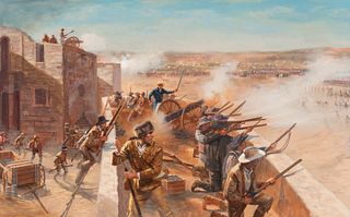 Jim Carson (b. 1942) The Army of Santa Anna