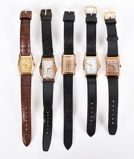 Five Vintage Bulova Watches