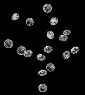 A Group of Loose Diamonds and Rubies