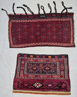2 Persian and Central Asian Mixed Weave Cargo Bags