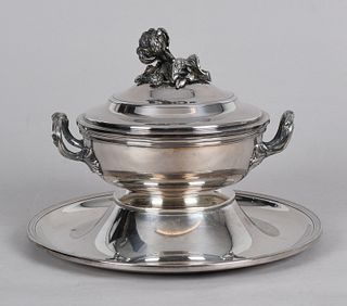 A Christofle Silver Plated Tureen and Stand