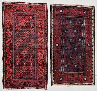 2 Vintage Baluch Rugs, Afghanistan