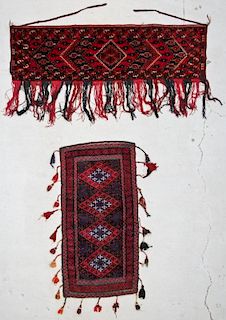2 Vintage Afghan Beluch Trappings