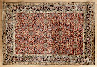 Semi-antique Indian carpet, 6'5'' x 4'5''.