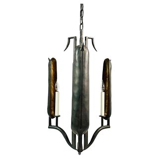 Paul Ferrante FEATHER Chandelier from the Sylvester Stallone Beverly Park Home