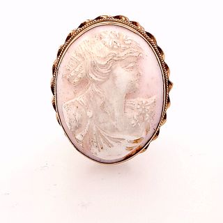 Carved Cameo Ring