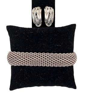 Two Sterling Jewelry Items, Tiffany & David Yurman