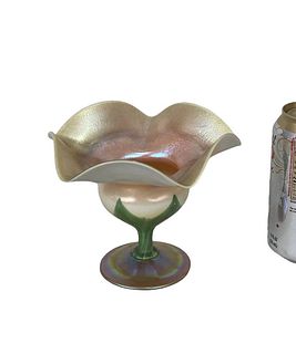 L.C. Tiffany Favrile Art Glass Floriform Vase