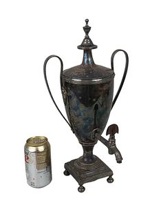 Old Sheffield Silver Plated Hot Water Urn