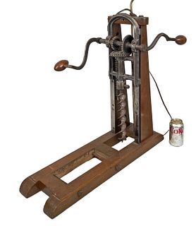 Vintage Drill Press as Lamp