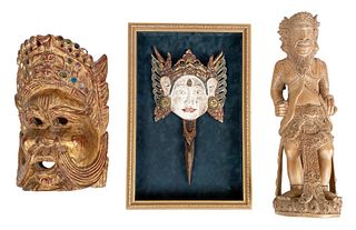 Three Southeast Asian Decorative Arts Items