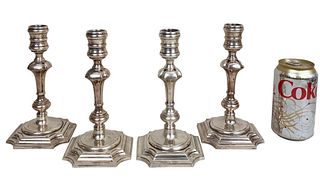 Set Four Hamilton Weighted Sterling Candlesticks