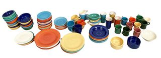 Ninety Seven Pieces Vintage Fiestaware