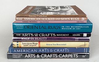 Nine Volumes Reference Books on American Rugs