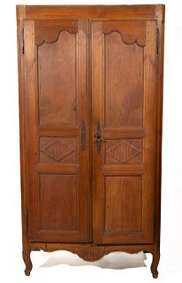 FRENCH PROVINCIAL PINE ARMOIRE